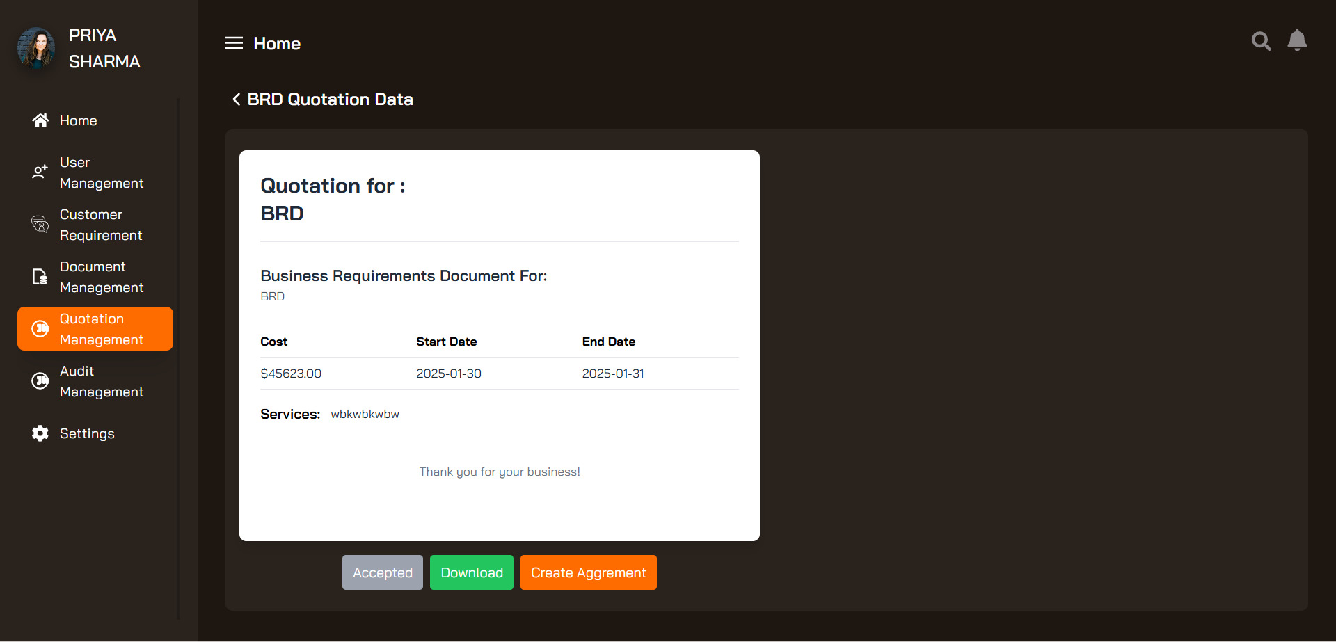 Dashboard View 19