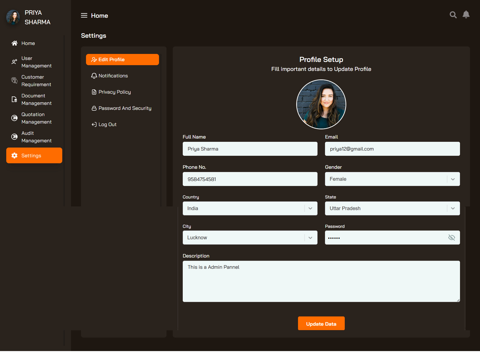 Dashboard View 24